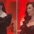 Sanja Vučić zasijala na gala događaju: Crna izazovna haljina sa dubokim dekolteom svima oduzela dah