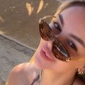 (Video) Snimila se u leopard bikiniju, grudi u prvom planu, a na ruci zlatni sat: Nataša Rodić pokorila Mikonos