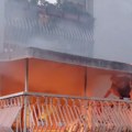 Požar na terasi zgrade na Limanu 4, komšije spasile nepokretnu ženu