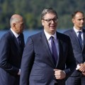 Dok evropski lideri pričaju o proširenju na Balkan, Srbija se pominje samo kroz priču o građanskom ratu: Vučićev odlazak u…