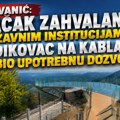 Stevanić: Čačak zahvalan državnim institucijama, vidikovac na Kablaru dobio upotrebnu dozvolu
