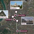 MAPA Ovo je plan blokade na današnjem protestu u Beogradu: Pogledajte kuda će se kretati učesnici skupa „Srbija protiv…