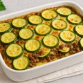 Musaka od tikvica i mlevenog mesa (bez krompira)