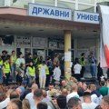 Studenti DUNP u blokadi proglasili pobedu na izborima za studentski parlament