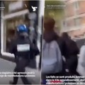 "Ubijte je!" Šokantan snimak napada na policajku u Francuskoj! Grupa mladića je oborila na asfalt, vređala i brutalno šutirala…