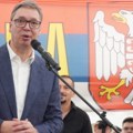 Vučić u Velikim Radincima: Povezaćemo celu Frušku goru dobrim putevima