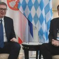 „Trgovinska razmena veća od milijardu i 500 miliona evra“: Vučić u Minhenu razgovarao sa predsednikom Vlade Bavarske