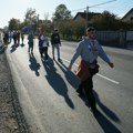 Druga grupa studenata iz Novog Pazara krenula iz Mladenovca ka Novom Sadu VIDEO