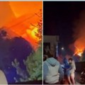 (Video) Vatra „guta“ ceo objekat u centru grada, veliki požar u Pančevu! Ne zna se da li ima povređenih