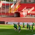 (Video) Fudbaleri ferenvaroša "osetili" stadion "Karađorđe": Sutra uveče Voša dočekuje Mađare u kvalifikacijama za Ligu…