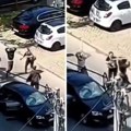 Unakazili ih letvama, pa smrskali automobil! Osvanuli novi jezivi snimci haosa u Zemunu, tinejdžeri pretučeni
