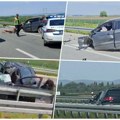 (Video) Novi snimak s mesta stravične nesreće kod Rume! Ovako izgleda "ford" smrti sa auto-puta: Crni bilans se povećao, a…
