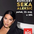 Koncert Seke Aleksić 22. maja u Šapcu!