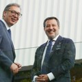 Vučić nakon sastanka sa Salvinijem: Zajednički projekti Srbije i Italije doprineće boljem povezivanju privreda