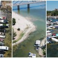 (Foto, video) Dunav sve niži, Novosađani zabrinuti zbog šodroša! Priroda pokazuje posledice velike suše