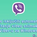 Kako isključiti automatsko puštanje video snimaka u Viber-u za Windows