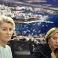 Meloni i Fon der Lajen na Lampeduzi pozivaju Evropljane na solidarnost