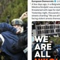 Evropske demokrate objavile sliku hapšenja Marka Ðurića na Kosovu uz poruku podrške studentkinji Nikolini Sinđelić: Ministar…