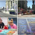(Foto) Skup SNS-a "Srbija jedna porodica": Građane ispred Skupštine koncerti, humanoidni roboti i obraćanje Vučića
