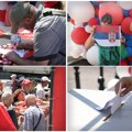 (Foto) Skup "Srbija jedna porodica": Građane ispred Skupštine očekuju koncerti, humanoidni roboti i obraćanje Vučića