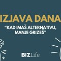 Izjava dana: „Kad imaš alternativu, manje grizeš“