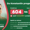 Pomozimo Konstantinu da progovori: Pošalji 604 na 3030
