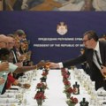"Srbiju i Indiju karakteriše tradicionalna gostoljubivost": Predsednik Vučić ugostio predsednicu Indije na večeri (foto)