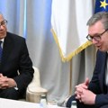 "Iskreno prijateljstvo još iz vremena nesvrstanih" Vučić primio u oproštajnu posetu ambasadora Alžira Fataha Mahraza