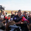 Vučić započeo posetu Sremskom okrugu: Obilazi radove na auto-putu Kuzmin - Sremska Rača