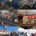 Osvrt na februar: Studentske šetnje, protesti i blokade, hapšenja, blokade sednica (FOTO/VIDEO)