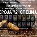 Humanitarni memorijalni Turnir: Na strelištu u Kaću program u znak sećanja na poginule pripadnike 72. specijalne brigade