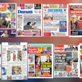 Naslovne strane sutrašnjih novina: Prelistavanje štampe za subotu, 30. avgust 2025. godine