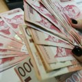 Srednji kurs dinara za evro danas 117,1788, za dolar 99,5149