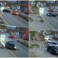 (Uznemirujuće) jeziv snimak iz BiH: Posle sudara došlo do tuče, a onda seo u auto pa se zaleteo na ljude! (foto/video)
