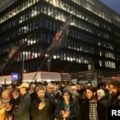 Drugi protest ispred televizije N1 u Beogradu na poziv novinarskih udruženja