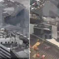 Strašni prizori iz vazduha dan nakon masakra: Ovde je ubijeno više od 140 ljudi, veliki krater u dvorani (video)