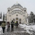 Bogosluženje u Hramu Svetog Save na Badnji dan