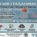 Besplatni preventivni pregledi srca: Danas od 10 i 30 sati proverite svoje zdravlje u Domu kulture Donja studena