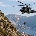 Drama iznad Kotora: Belgijanac ostao zarobljen na litici, vojska ga spasavala helikopterom