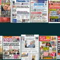 Naslovne strane današnjih novina: Prelistavanje štampe za četvrtak, 7. avgust 2025. godine