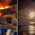 Užasne scene u Budvi, zapalila se još 2 plovila: Gori jahta biznismena, vatrogasci se bore sa vatrenom stihijom