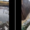 Katastrofa kod belgoroda! Voda odnosi sve: Brana eksplodirala, voda odnela linije ruskih jedinica! (video)