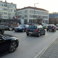 Zbor radova u ulici Pana Đukića, saobraćaj u Leskovcu, tokom popodnevnog špica, u totalnom kolapsu