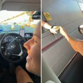 "Volim reakciju ljudi kada im dodam pasoš nogom": Devojka sa krilima oduševila snimkom sa granice sa Grčkom