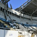 Rusi razorili čuveni stadion u Odesi ima povređenih: Uništen deo krova (video)