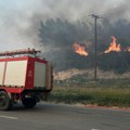 Na Stolovima borba na dva fronta: Vatrogascima ometa jak vetar