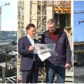 Predsednik Srbije na gradilištu Vučić obilazi radove na izgradnji Nacionalnog stadiona