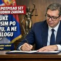 Predsednik potpisao pravosudne zakone i poslao jasnu poruku medijima