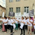"Nasilnike u zatvor" Završen skup podrške Enisi Klepo koju je pretukao gazda u Jablanici (video, foto)
