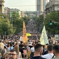„Jedina institucija koja funkcioniše je ulica“: Završen protest, Beograd je večeras šetao za Bačku Palanku